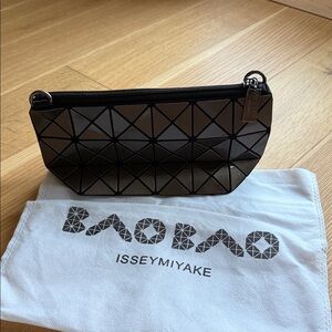 Issey Miyake Black Geometric Crossbody Bag